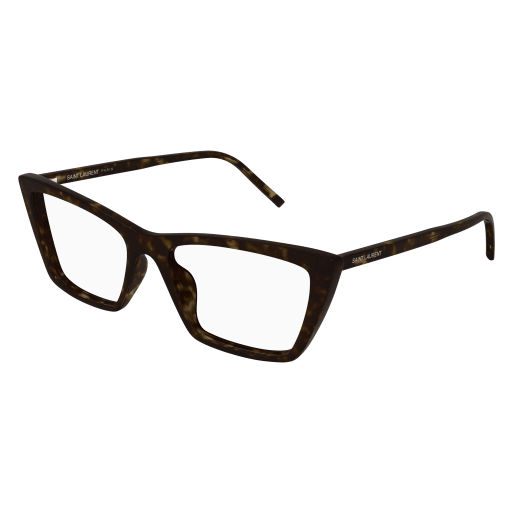 Montatura vista Saint Laurent Donna SL 737 MICA THIN OPT002-HAVANA-HAVANA-TRANSPARENT54 - SL 737 MICA THIN OPT002-HAVANA-HAVANA-TRANSPARENT54